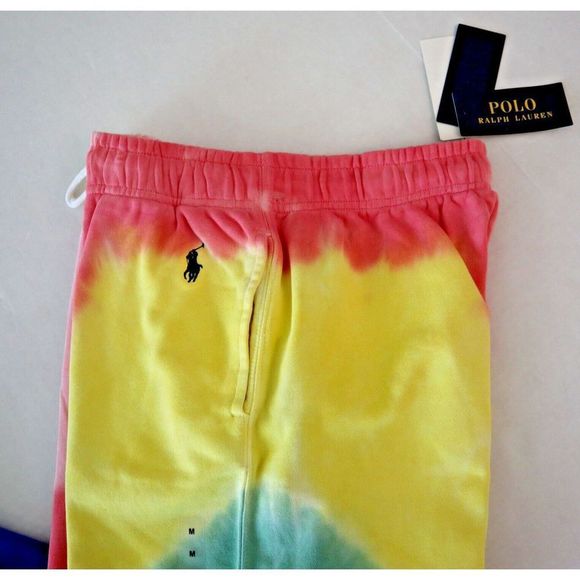 Polo Ralph Lauren 211867398001 Women’s Sz M Tie Dye Terry Jogger Sweatpants $128 - Picture 3 of 7